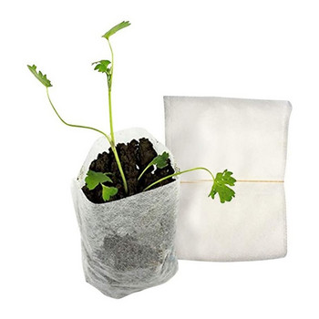 400 бр. Торбички за разсаждане Малки торбички за отглеждане на растения Нетъкани саксии за отглеждане на разсад Консумативи за градинарство за домашна градина
