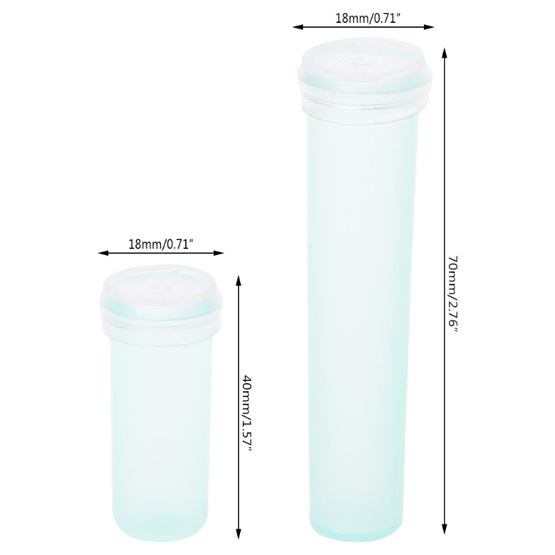 10/20db Flower Nutrition Tube műanyag Keep Fresh Hidroponikus tárolóval