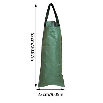 1PC торби за засаждане за зеленчуци Дишаща чанта за закачалка за отглеждане на растения за домати Чили Контейнери за засаждане на ягоди с големи