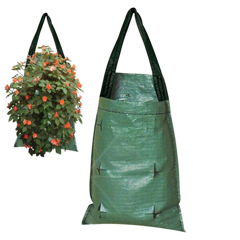 1 db ültetőtáska zöldségekhez Légáteresztő akasztós táska paradicsom chili eper ültető tartályokhoz nagyméretű