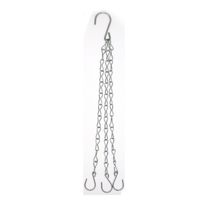 40 cm-es rattan függő kosár virágcserep lánc hidroponikus növények növénytermesztő eszközök kerti dekorációk 3 kampóval