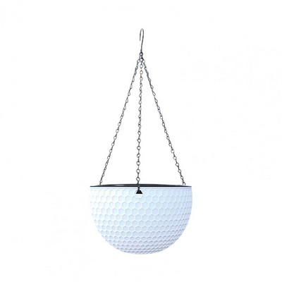 Gyanta praktikus kétrétegű függő virágcserép vízálló akasztó, stabil a parkba