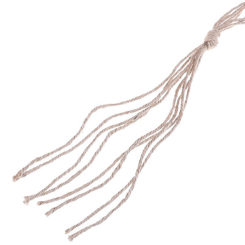 Senoviniai makramo augalai Kabykla kabliukas gėlių vazonų laikiklis Virvelė pakabinama virvė Sienų menas Namų sodo balkono dekoravimas 3 stiliai