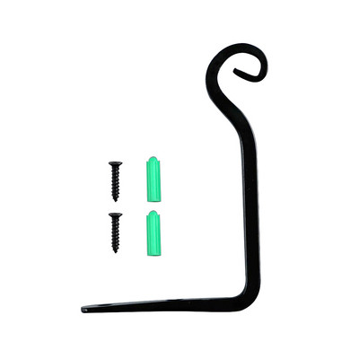 Fém akasztós kosártartó konzolok Kerti növénytartó akasztó kampós fal nagy teherbírású vas S-alakú virágcserép horog akasztó lámpa