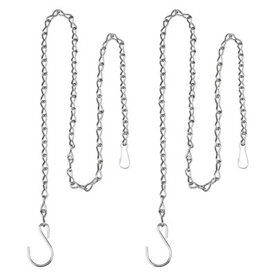 H55A 2db függesztő láncok virágcserepekhez kosár madáretetők ültetők lámpák díszek növényakasztók