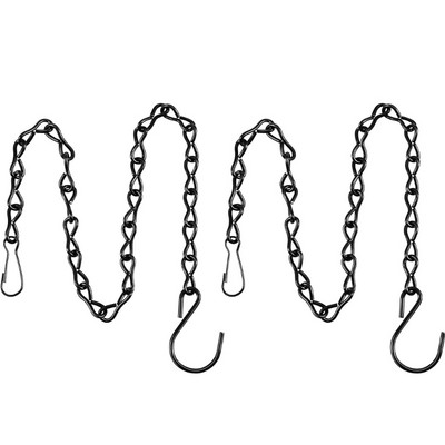 H55A 2db függesztő láncok virágcserepekhez kosár madáretetők ültetők lámpák díszek növényakasztók