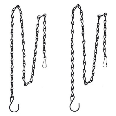 H55A 2db függesztő láncok virágcserepekhez kosár madáretetők ültetők lámpák díszek növényakasztók