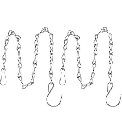 H55A 2db függesztő láncok virágcserepekhez kosár madáretetők ültetők lámpák díszek növényakasztók