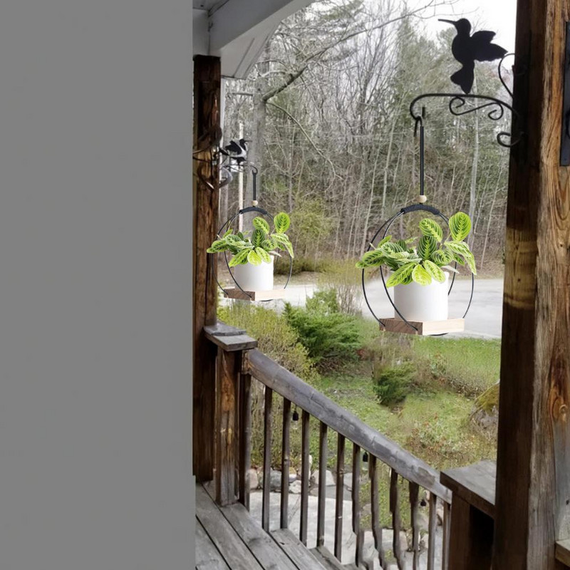 Hasznos, széles körben használt csereptartó Jó teherbírású függő ültetőgép-tartó Virágcserep-kijelző Többcélú