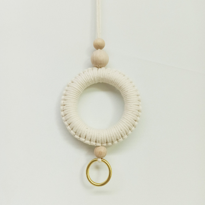 4 részes szett Makramé akasztó Boho fali akasztó Tillandsia zamatos légnövénytartó spanyol moha fali dekoráció udvar