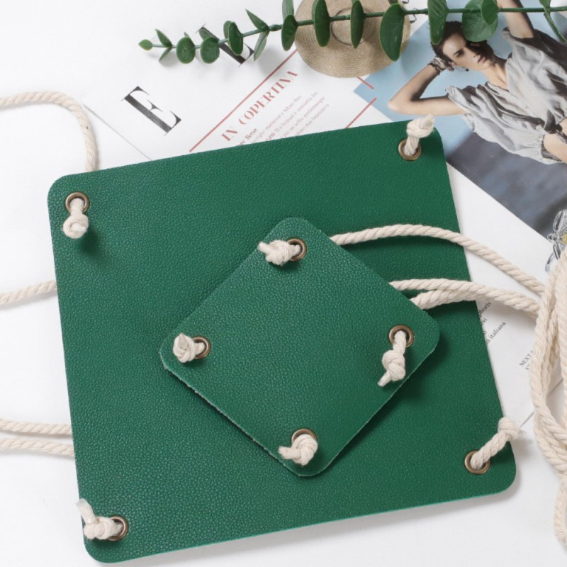 Bőr növényi akasztók Kosarak zamatos virágcserép állványhoz Boho növénytartó kül- és beltéri lakberendezés új stílus