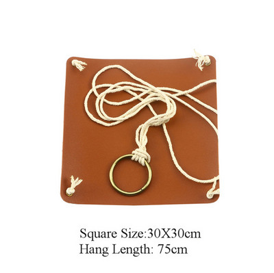 PU szintetikus bőr akasztó virágcserép akasztó fali dekoráció Countyard kerti függesztő növénytartó beltéri zamatos cseréptartó