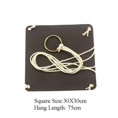 PU szintetikus bőr akasztó virágcserép akasztó fali dekoráció Countyard kerti függesztő növénytartó beltéri zamatos cseréptartó