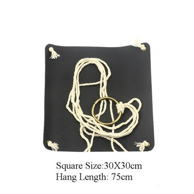 PU szintetikus bőr akasztó virágcserép akasztó fali dekoráció Countyard kerti függesztő növénytartó beltéri zamatos cseréptartó