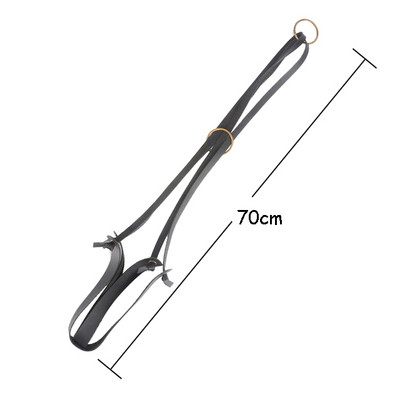 PU szintetikus bőr akasztó virágcserép akasztó fali dekoráció Countyard kerti függesztő növénytartó beltéri zamatos cseréptartó