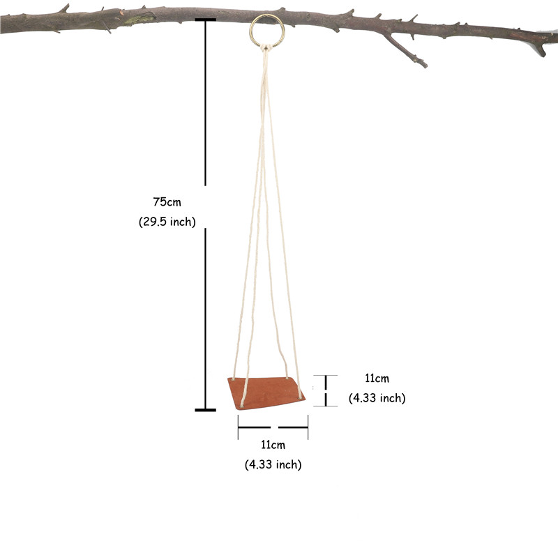 PU szintetikus bőr akasztó virágcserép akasztó fali dekoráció Countyard kerti függesztő növénytartó beltéri zamatos cseréptartó