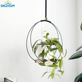 1db Növények függő virágcserepes növény cseréptartó Jó teherbírású, nagy szilárdságú, sima él Egyszerű stílus Könnyen felszerelhető beltéren