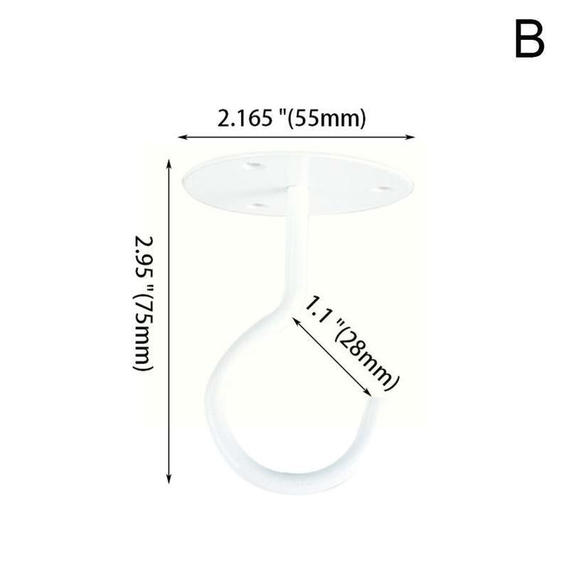 Falra szerelhető mennyezeti horogtartó akasztó Lámpás szélcsengő Ültetőgépek Dísz függő madáretetőkhöz kültéri horog S B8Y7-tel