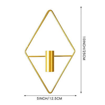 Fali ültetőgép Geometrikus vállfa Minimalista fali ültető dekor Függő virágtartó edény Nappali Otthon Virágváza Díszek