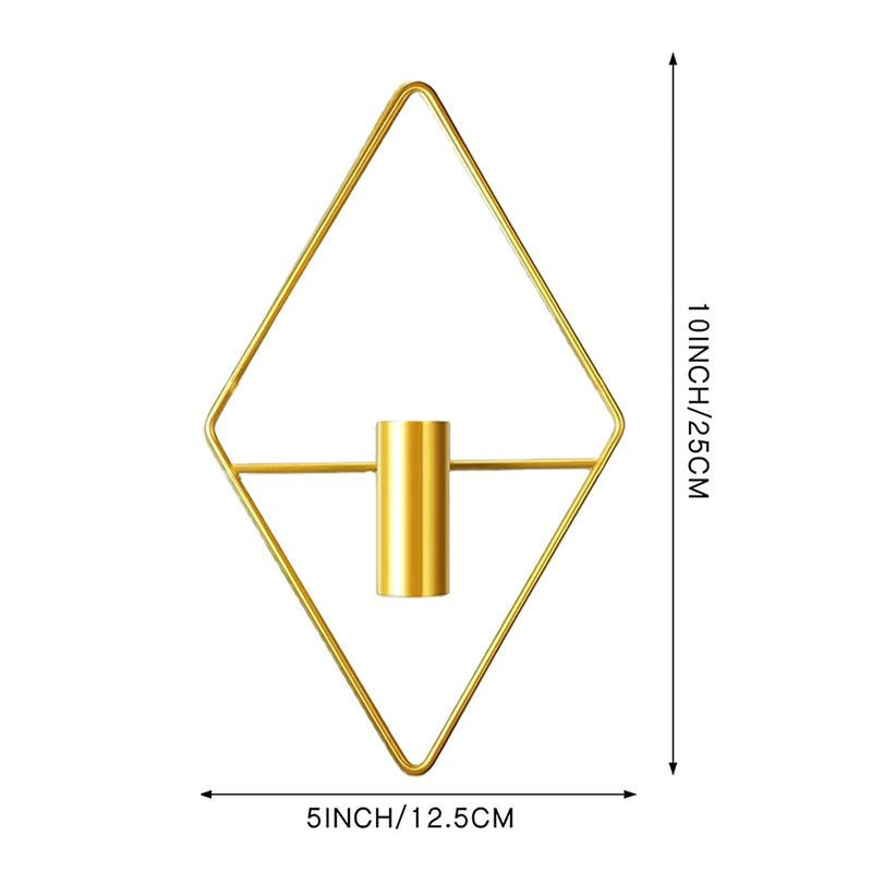 Fali ültetőgép Geometrikus vállfa Minimalista fali ültető dekor Függő virágtartó edény Nappali Otthon Virágváza Díszek