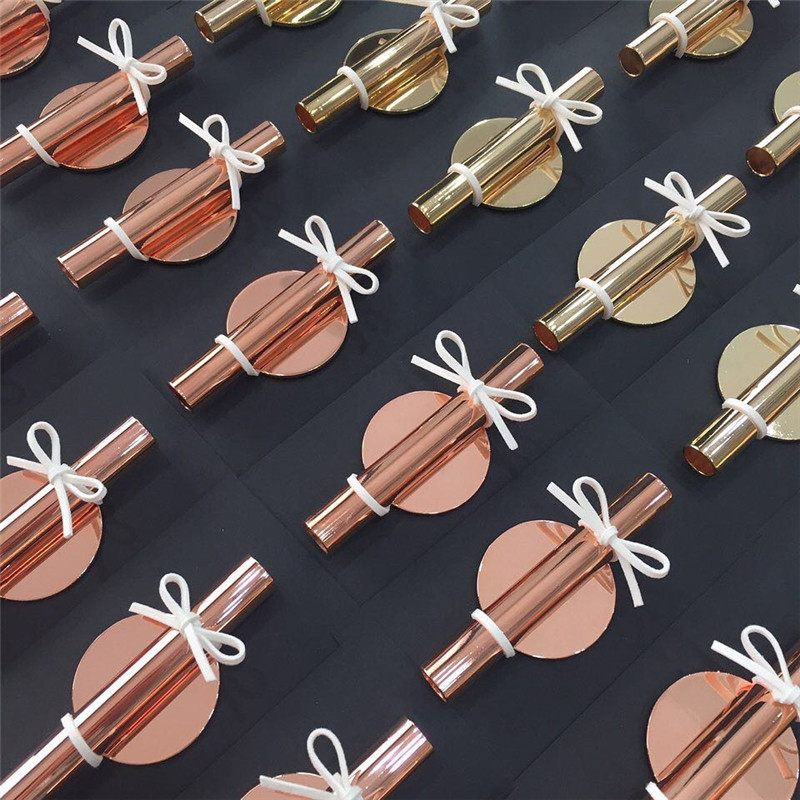 Luxus modern arany mágneses fém virágtartók falra akasztott beltéri virágtartó kis virágváza