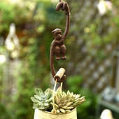 függő növény terasz kerti dekoráció növény edénytartó növény kampós fogas fém függő növények kültéri majom