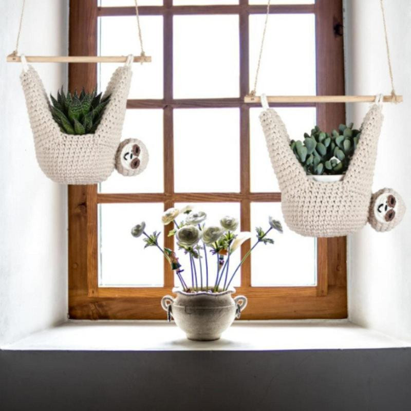 Állatnövénytartó Kreatív akasztós állat alakú akasztókosár Többcélú kültéri rajzfilmek Állatváza Kerti dekorok