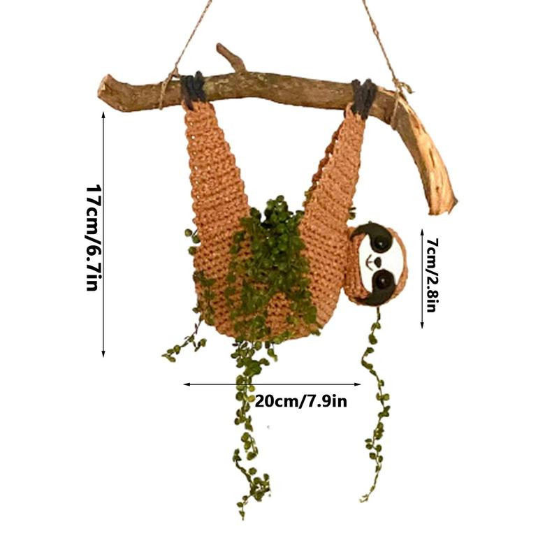 Állatnövénytartó Kreatív akasztós állat alakú akasztókosár Többcélú kültéri rajzfilmek Állatváza Kerti dekorok