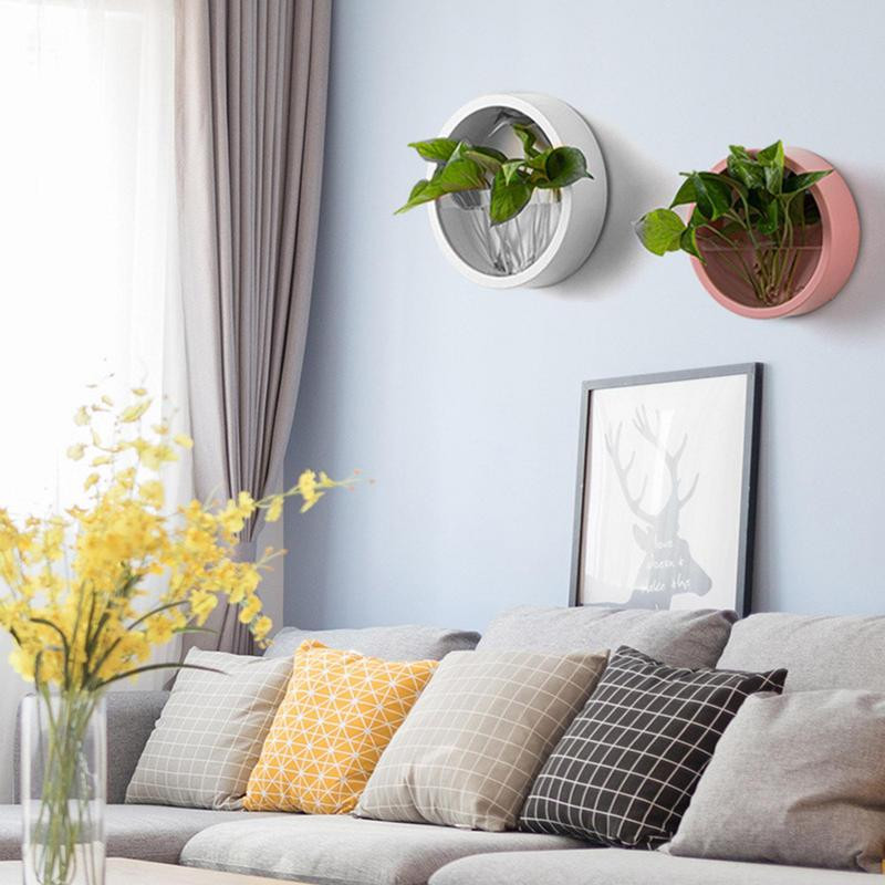 Falra akasztható virágtartó virágcserep tartó Erkély zamatos dekor Udvari kert Csomós emelő otthoni kellékekhez