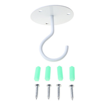 Falra szerelhető mennyezeti horogtartó akasztó akasztós madáretetőhöz Lámpás szélcsengő ültetőgép dekoráció kültéri