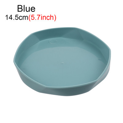 11/14,5 cm sveķu apaļas augu apakštase pilienu paplātes sabiezinātas plastmasas paplātes apakštasītes iekštelpām āra puķu pods mājas dārza piederumi
