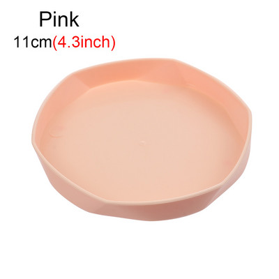 11/14,5 cm sveķu apaļas augu apakštase pilienu paplātes sabiezinātas plastmasas paplātes apakštasītes iekštelpām āra puķu pods mājas dārza piederumi