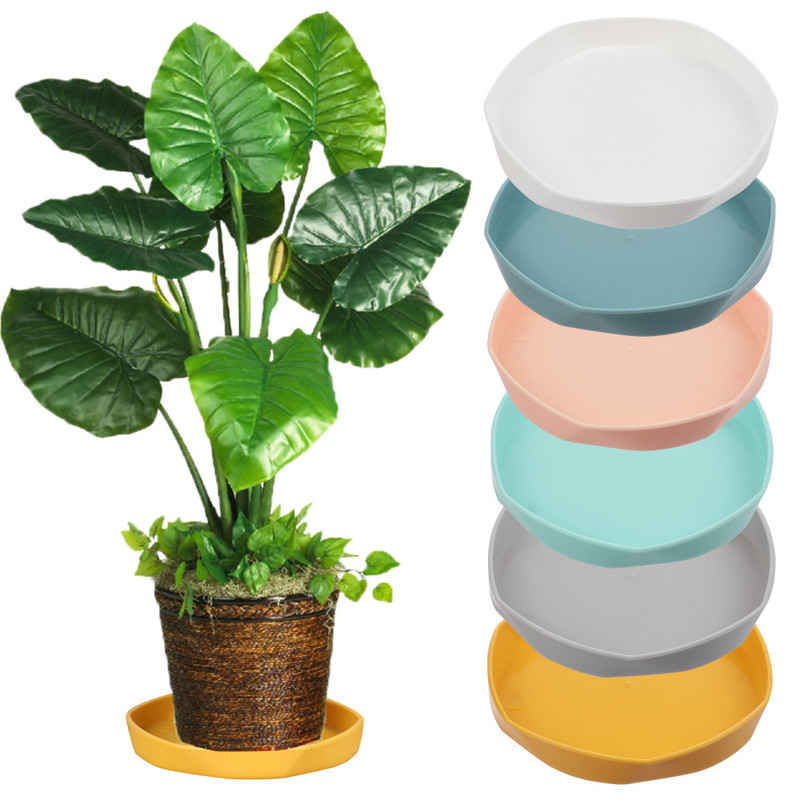 11 / 14,5 cm Dervos apvalios augalų lėkštės Lašėjimo padėklai Sutirštintas plastikinis padėklas Lėkštės Vidaus lauko gėlių vazonai Namų sodo reikmenys