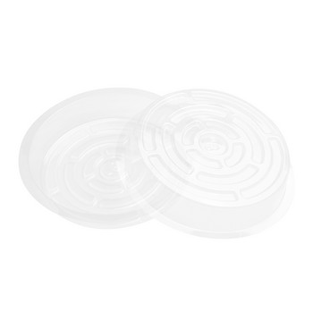 10 τμχ Πιατάκι κήπου Δίσκος σταγόνων Ρητίνη Πλαστική γλάστρα Γλάστρα φυτών κήπου Διακόσμηση κήπου σπιτιού Διαφανές δοχείο για σνακ PET