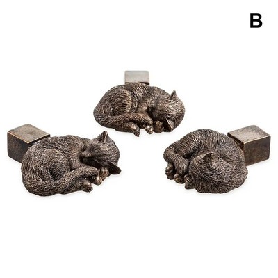 2021 Új 3 db Virágcserép lábak Állati növény cserep lábak Virágcserep tartó Gyanta kézműves dekoratív díszek Állvány virágokhoz EF