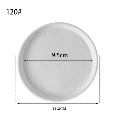 Tartós műanyag cserép tálca Kerti kerek virágcserepes növény csészealjak talptartó tálcák csészealj Beltéri kültéri Otthoni kertészeti kellékek