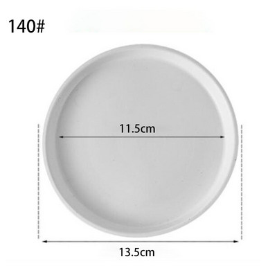 Tartós műanyag cserép tálca Kerti kerek virágcserepes növény csészealjak talptartó tálcák csészealj Beltéri kültéri Otthoni kertészeti kellékek