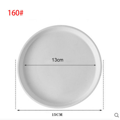 Tartós műanyag cserép tálca Kerti kerek virágcserepes növény csészealjak talptartó tálcák csészealj Beltéri kültéri Otthoni kertészeti kellékek