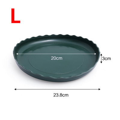 Storėjantis gėlių vazono padėklas 10–20 cm nėrinių sodinukai, lėkštės, vazonų padėklai