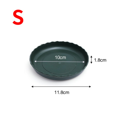 Storėjantis gėlių vazono padėklas 10–20 cm nėrinių sodinukai, lėkštės, vazonų padėklai