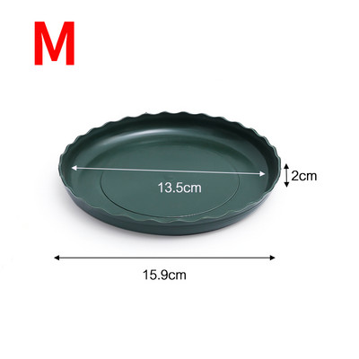 Storėjantis gėlių vazono padėklas 10–20 cm nėrinių sodinukai, lėkštės, vazonų padėklai