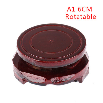 Valódi tömör fa faragó váza alap kő Buddha virágcserép fafaragó alap