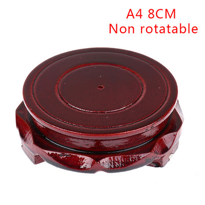 Valódi tömör fa faragó váza alap kő Buddha virágcserép fafaragó alap