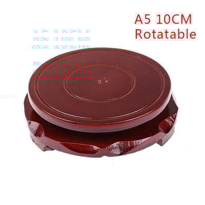 Valódi tömör fa faragó váza alap kő Buddha virágcserép fafaragó alap