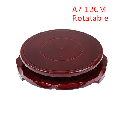 Valódi tömör fa faragó váza alap kő Buddha virágcserép fafaragó alap