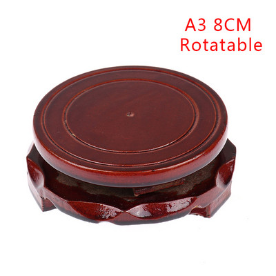 Valódi tömör fa faragó váza alap kő Buddha virágcserép fafaragó alap