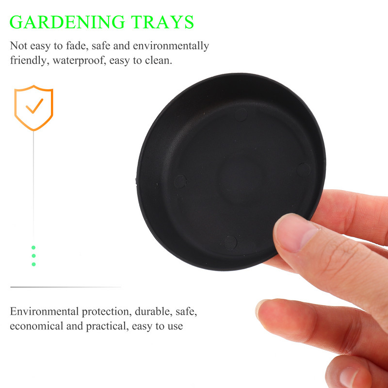 Alátét virágcserép tálcák Víz Bonsai Kerek Kreatív Virágcserép tányérok Kertészet Négyzet Tartó