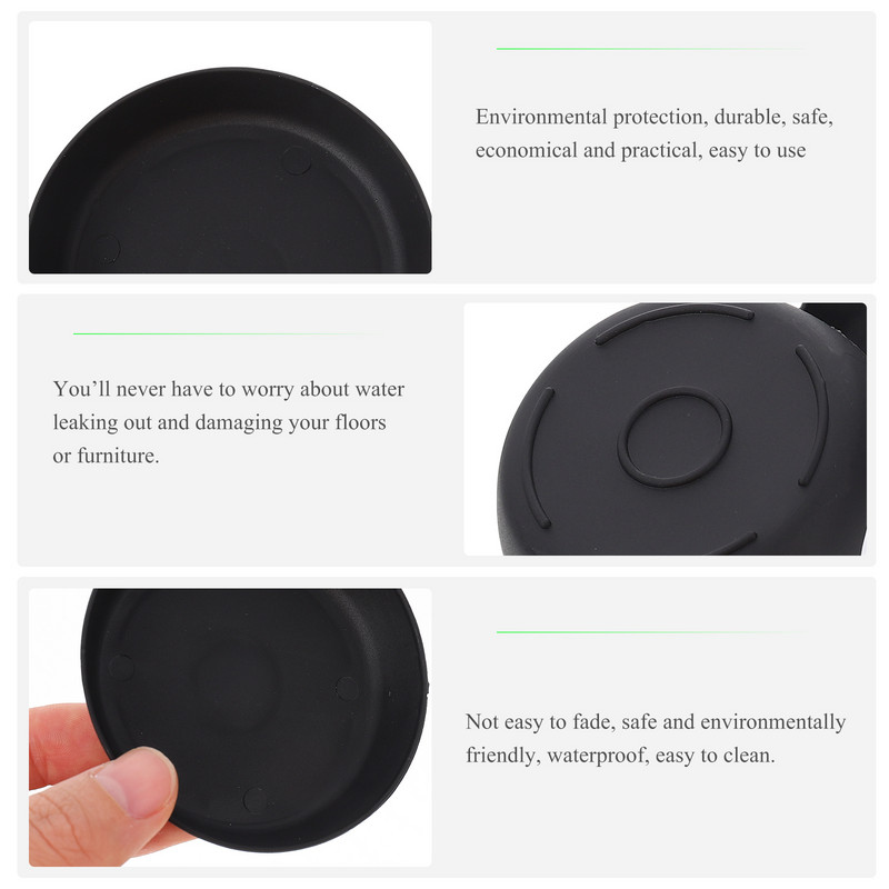 Alátét virágcserép tálcák Víz Bonsai Kerek Kreatív Virágcserép tányérok Kertészet Négyzet Tartó