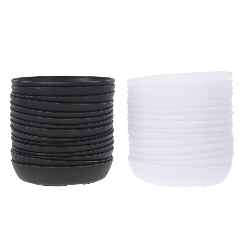 Alátét virágcserép tálcák Víz Bonsai Kerek Kreatív Virágcserép tányérok Kertészet Négyzet Tartó