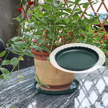 Издръжлива тава за саксии за растения Смола Чинийки за цветя Основни поставки Тави Защита на околната среда Водна подложка за домашно градинарство Консумативи